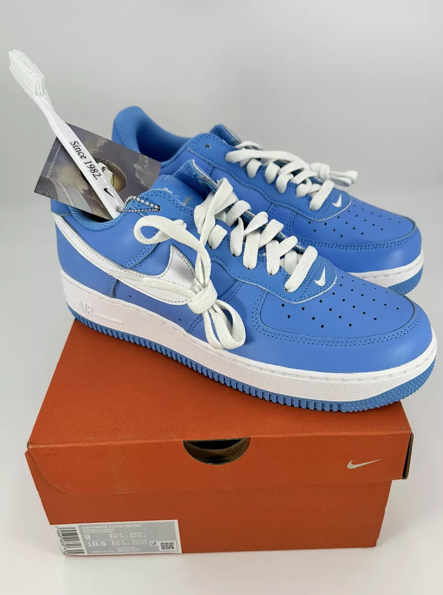 Nike Air Force 1 Low '07 Retro Color of the Month University Blue  DM0576-400 New