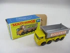 Matchbox Lesney Regular Wheels #51 8-Wheel Tipper- yellow, "Douglas", box C9