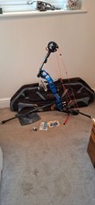 PRIME ONE STX36 "Compound Bow" electric blue with accessories full kit