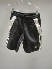 Adidas Unisex-kids Tiro 24 Sweat Shorts, Black/white, Medium Inseam