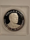🌟1973 Vice President Gerald Ford Official .999 Silver Inaugural Medal -XEVZ