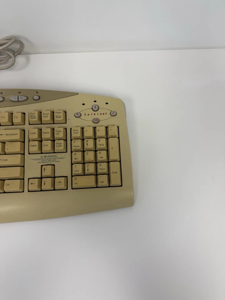 Vintage Compaq Presario SK-2700 Keyboard - Wired PS/2 Connector - Working! - Image 4 of 4