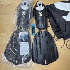 ScubaPro Seawing NOVA Open Heel Scuba Diving and Snorkeling FINS Size XS Black