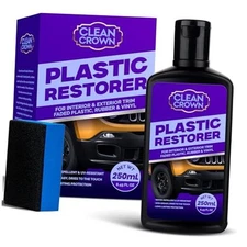 Plastic Restorer for Cars (8.45 fl oz), User Friendly Car Trim Restorer, Quick 
