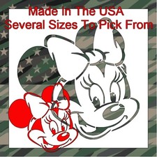 White Plastic Stencil - Cartoon Mouse SW262  6", 8", 10" or 12" 