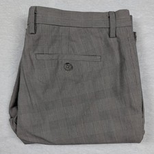 Banana Republic Dress Pants Mens 33x32 Glen Plaid Non Iron Slim Fit Trousers