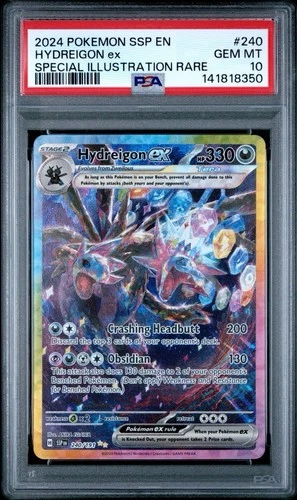 PSA 10 Hydreigon ex 240/191 Surging Sparks Holo Special Illustration Rare