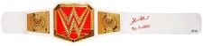 Alexa Bliss Autographed Signed Red & Gold WWE Belt "The Goddess" Beckett Wit
