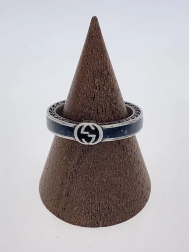 Anello Gucci SV925 #11 Nero Uomo