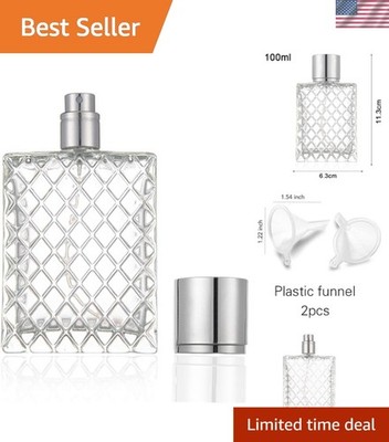 Elegant 100ml Refillable Spray Perfume Bottle - Perfect Gift for Any Occasion