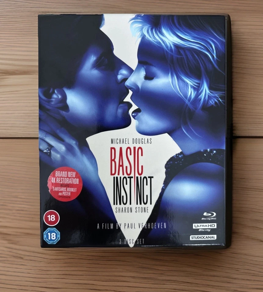 Basic Instinct (4K, Blu-ray, 2021) 3-Disc DigiPack Collector's Edition Boxset UK - Image 3 of 4