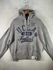 Roots of Fight Jackie Robinson Hoodie Men Large Gray UCLA Football Campus Legend