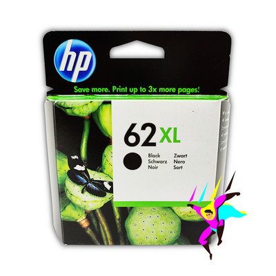 ORIGINAL HP 62 XL TINTENPATRONE SCHWARZ - C2P05AE - OFFICEJET 5540 5700 - 2025+
