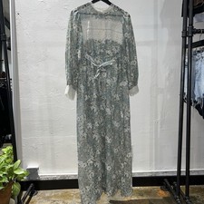 Dior Jr s Christian Dior Dress Size 9 Floral Print Lace Trim Vintage Designer