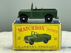 Matchbox lesney#12 land rover,vn,MINT,boxed all original