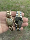 Vintage Elgin And Seiko Quartz Watches Art Deco For Repair JB Champion Bracelet
