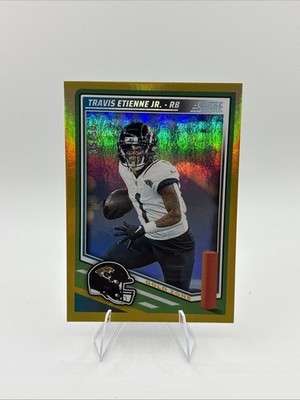 2025 Score - Travis Etienne #222 Gold Zone /50