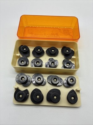 Zig Zag Deluxe Sewing Machine Attachments 16 Cams Plastic Case Kenmore Vintage