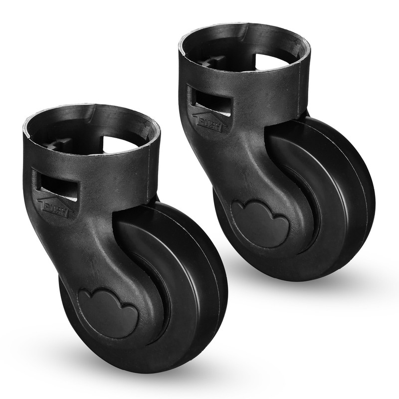 Byootique 2 Pack 2" Swivel Caster Wheels for Makeup Case 360 Degree, AWI066