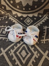 Build-A-Bear BABW Shoes Sneakers Red White Blue Basketball Athletic Patriotic