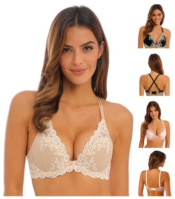 Wacoal Basic Beauty BH Bügel Stretch Spitze tief Damen Dessous 853192