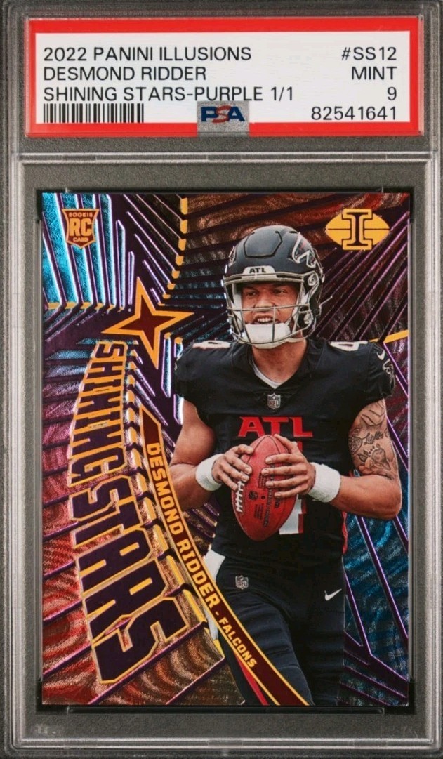 Desmond Ridder Panini Illusions Shining Stars #SS12 Purple 1/1