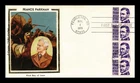 US COVER FRANCIS PARKMAN PROMINENT AMERICANS FDC COLORANO SILK CACHET