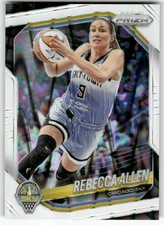 2025 Panini Prizm WNBA #67 Rebecca Allen White Seismic Prizms