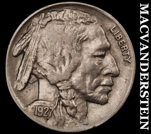 1927 Buffalo Nickel- Scarce High Grade Luster No Reserve #J3686