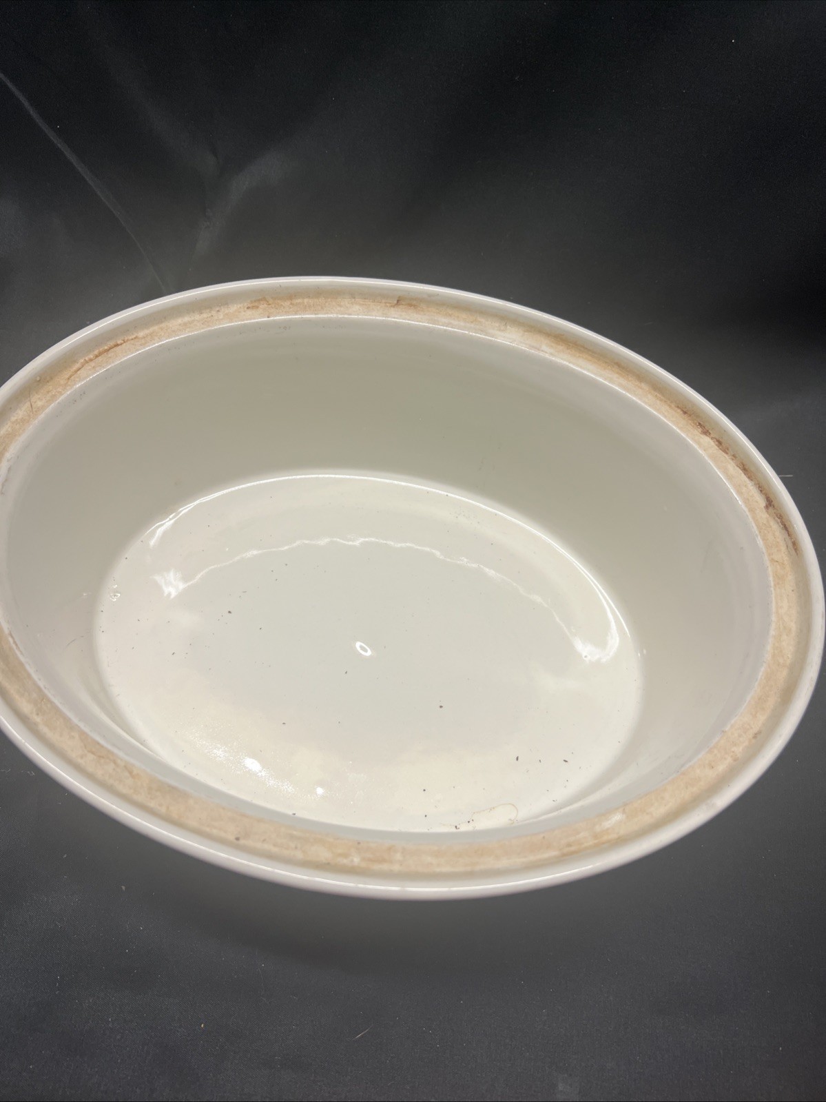 RARE Hall China Company VTG Pink Clover Oval Casserole dish # 103 US