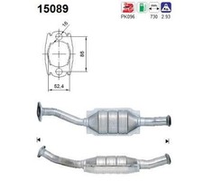 AS Katalysator Kat für CITROËN ZX (N2) ZX Break (N2) 15089