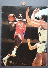 Indiana University Star Quinn Buckner AUTOGRAPHED Sports Illustrated photo #TWO-