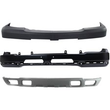 Front Bumper Primed Black Steel Kit For 03-06 Chevrolet Silverado 2500hd 3500