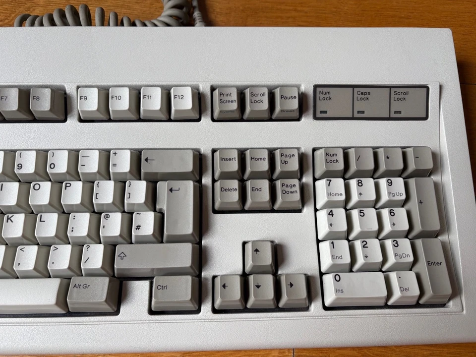 IBM MODEL M vintage clicky keyboard QWERTY UK - IBM PS/2 AT - Perfect! - Bild 3 von 4
