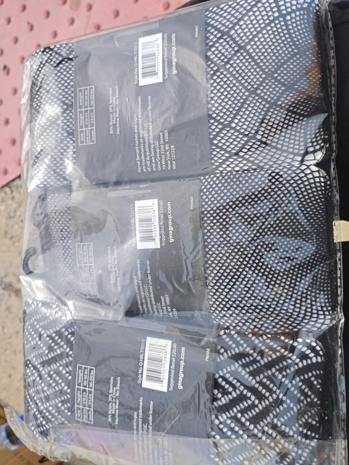 Paquete de 3 mallas de trabajo abiertas Harv'e Bernard talla única Foto 2 de 2