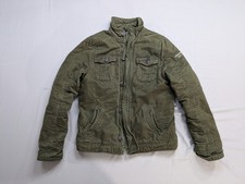 Abercrombie  Fitch Jacket Kids Boys XL Green Blanket Lined Elk Lake Utility