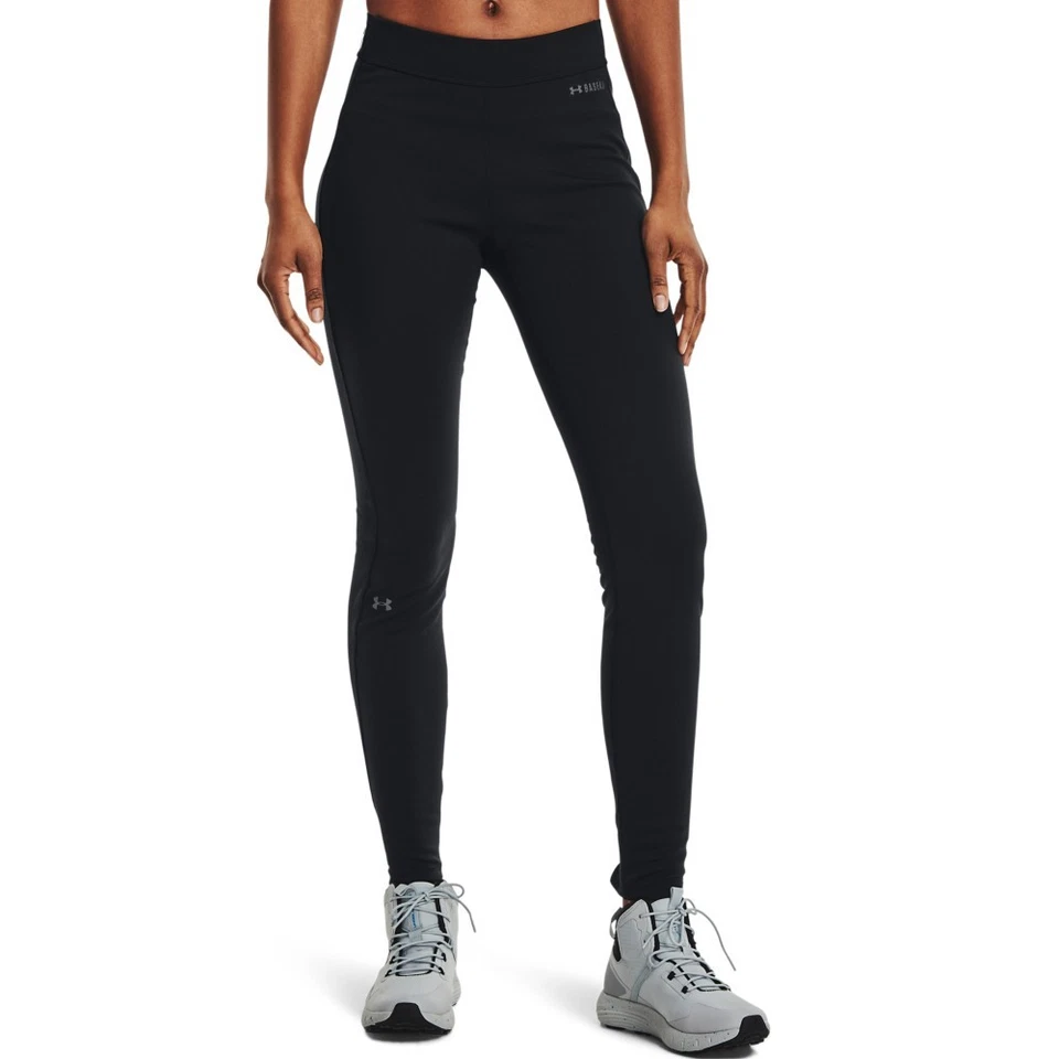 Under Armour 1343323 Women's UA ColdGear Base 4.0 Baselayer Leggings, Black - Image 3 of 4