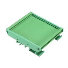 PCB DIN Rail Mount Carrier, Circuit Board Mounting Holder 90x90mm Green
