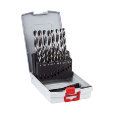 Bosch Professional 19-Piece Pointteq HSS Twist Drill Bit Set (For Metal, Probox,