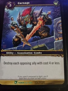 World of Warcraft Fields of Honor Set *Choose Your Cards* - WoW