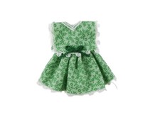 Estate Sale Dollhouse Miniature For Display Only, Little Girl Green Dress #41