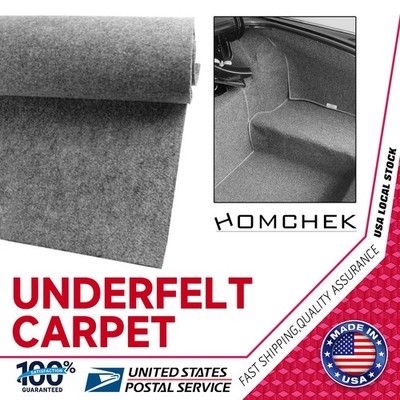 78''X118'' High Grade Car Underfelt Carpet for RV,Boat,Truck universal Medium Grey