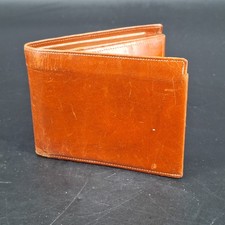 Classic Brown Genuine Leather Bifold Wallet For Men Slim Minimalist Design