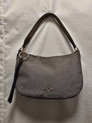 Coach legacy jaquard sutton crossbody Top Handle Handbag Black/tan L1822-67367