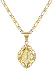 Initial Necklaces for Women, 14K Gold Plated ...