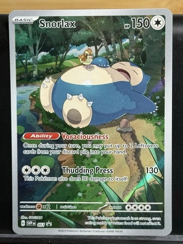 Pokemon TCG Snorlax SVP 051 Black Star Promo