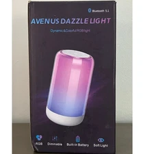  Venus Dazzle RGB LED Light – Dynamic Color-Changing built in Bluetooth Speaker
