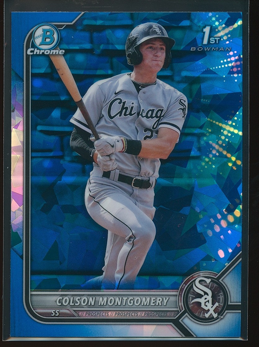 Colson Montgomery 2022 Bowman Sapphire Edition Chrome Prospects RC #BCP-71