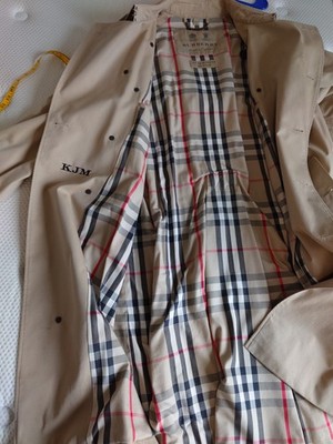 Burberry Heritage Westminster Honey Trench Coat Long US46