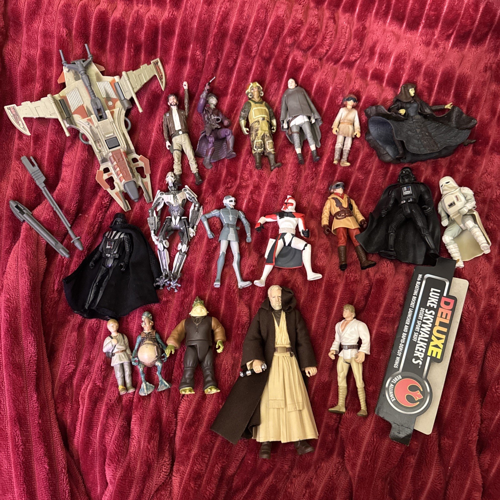 Star Wars Action Figure Toy Lot 2000s Mixed Assorted